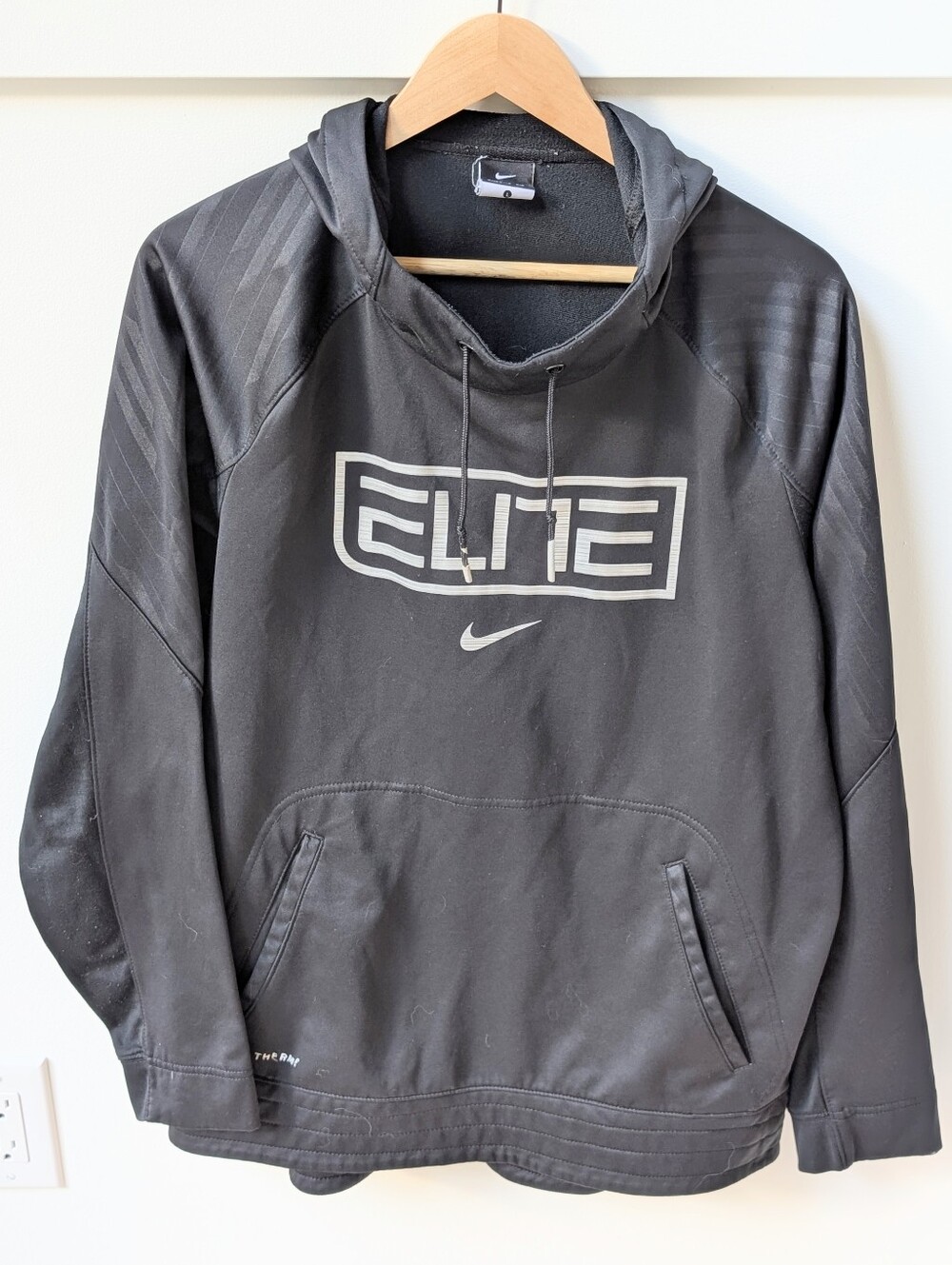 Nike Elite Men's Black Hoodie Sweatshirt